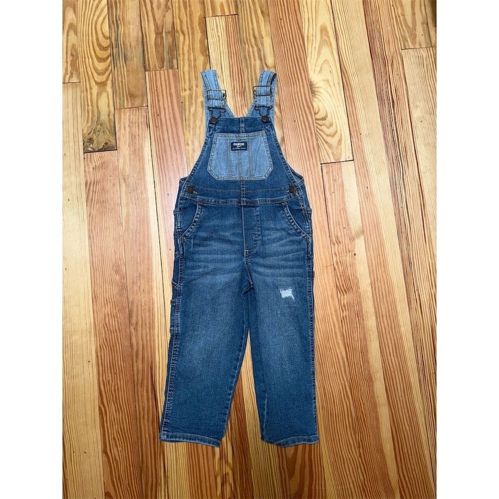 OshKosh B'gosh Vestback patchwork bib Toddler Den… - image 2